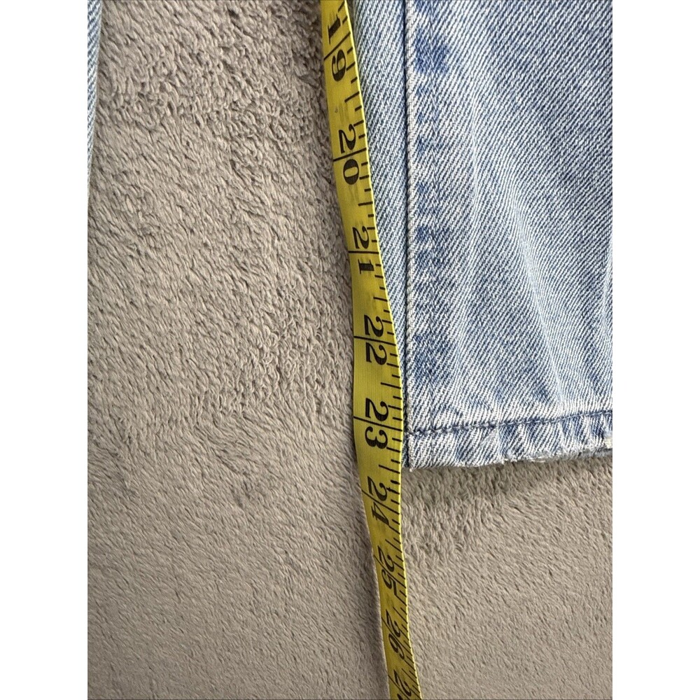 Scoop High Rise Barrel Ankle Jeans Womens Size 8 Distressed Light Wash NWT - Picture 9 of 9